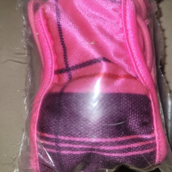 LNWT Bodyzone Neon Pink Plaid Print Teeny Weeny Teardrop Slingshot Monokini - Picture 4 of 4